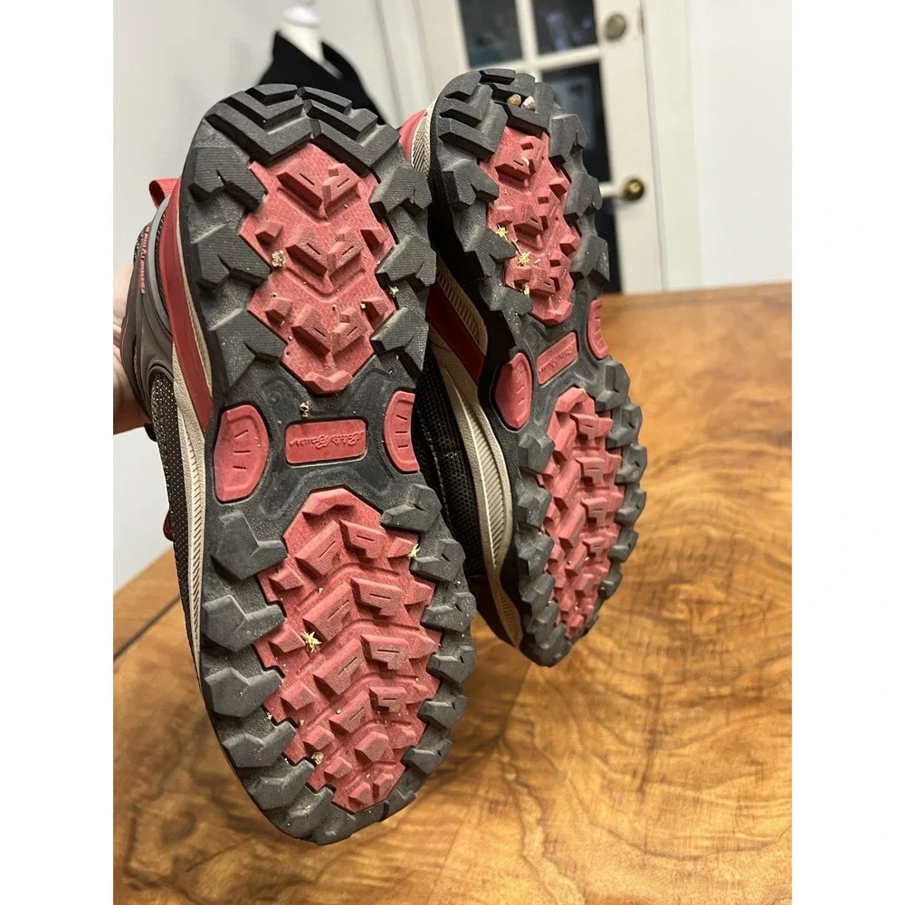Eddie Bauer Crater Lake Mid Gray Red Women's 6 Waterproof Hiking Boots Walking‎